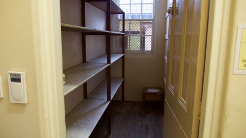 Girls living at Linnwood Hall said that disobedience was often punished by imprisonment in the "clink", a narrow cell with minimum comforts, where they were isolated from other girls, for days and sometimes weeks at a time. (Ehsan Knopf/9NEWS)