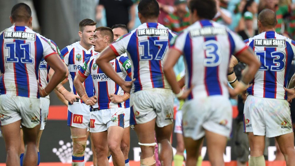 Newcastle Knights players. (AAP)