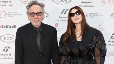 Tim Burton and Monica Bellucci