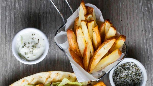 Oven-baked herb-salted fries recipe by Chef's Palate