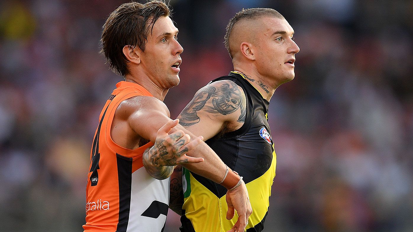 Brendon Goddard calls on AFL to 'draw a line in the sand' after Dustin Martin crude sledge