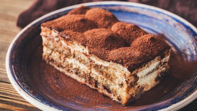 Tiramisu coffee liquer sponge Italian dessert