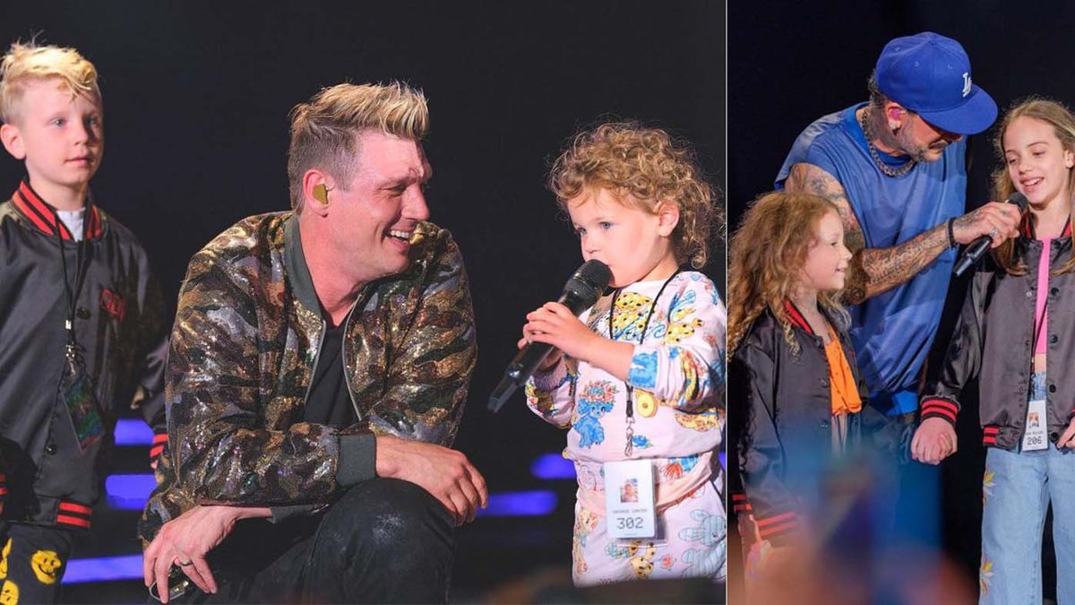 Celebrity Kids: Backstreet Boys joined by their kids for impromptu performance at latest concert - 9Honey