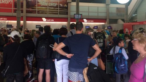Delays at Brisbane Airport.