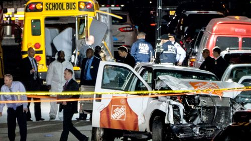 The terror attack has shocked New York City. (AP)
