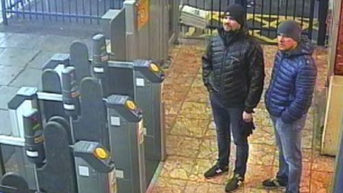 CCTV footage showed the two men in the area at the time of the attack.
