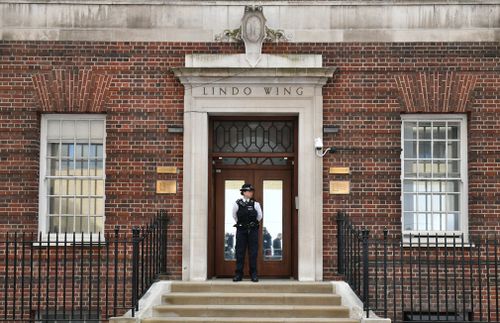 The boy was born in the Lindo Wing of St Mary's Hospital. (PA/AAP)