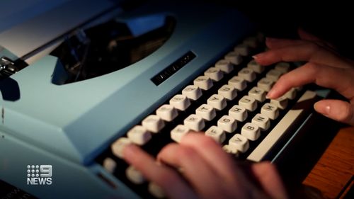 Yours Faithfully" at Old Parliament House features restored press gallery typewriters and plenty of stationery.