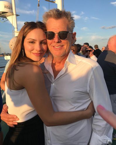 David Foster and wife Katharine McPhee.