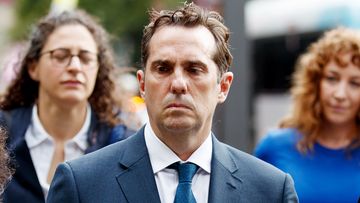 Benjamin Lawrence Jacks arrives at the Downing Centre Local Court in Sydney, Monday, February 27, 2023. (AAP Image/Nikki Short) NO ARCHIVING