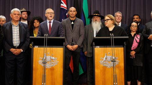 Prime Minister Anthony Albanese reveals the wording of the question to be asked on the referendum to establish an Indigenous Voice to parliament.