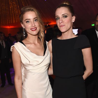 Amber Heard and sister Whitney attend The Art Of Elysium And Samsung Galaxy Present Marina Abramovic's HEAVEN at Hangar 8 on January 10, 2015 in Los Angeles, California. 