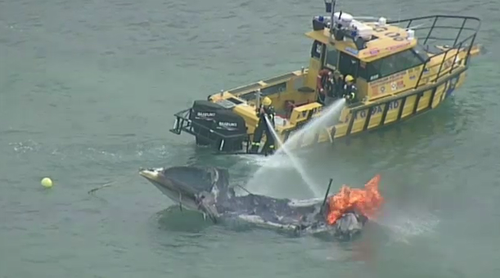 The boat owner is now being asked to contact police. (9NEWS)
