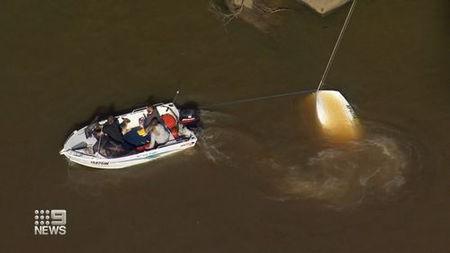 Two vessels collided on the Nepean River about 10kms from Penrith at 1.30pm this afternoon.