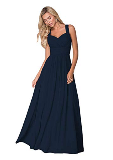 The bridesmaid's dress chosen for the event.