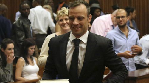 Oscar Pistorius in court.