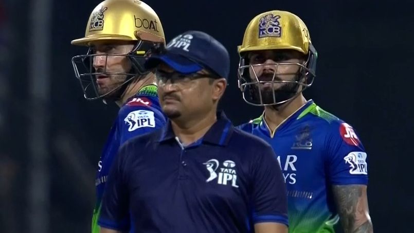 Virat Kohli fumes at umpire after being marched despite high full toss