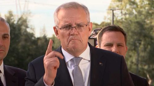 Scott Morrison has slammed Labor for further growing the budget.