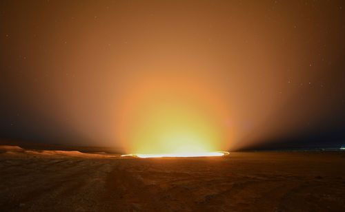 The crater fire named "Gates of Hell" is seen near Darvaza, Turkmenistan