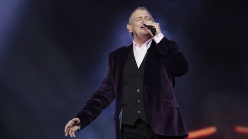 John Farnham performs during Fire Fight Australia at ANZ Stadium on February 16, 2020 in Sydney, Australia. 