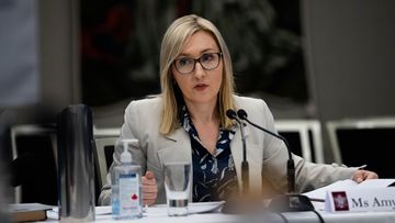 Amy Brown gives evidence at the NSW Parliamentary Inquiry into the appointment of former NSW Deputy Premier John Barilaro to the New York Trade Commissioner role. 29th June 2022