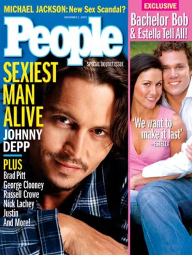 People's Sexiest Man Alive 2003 Johnny Depp