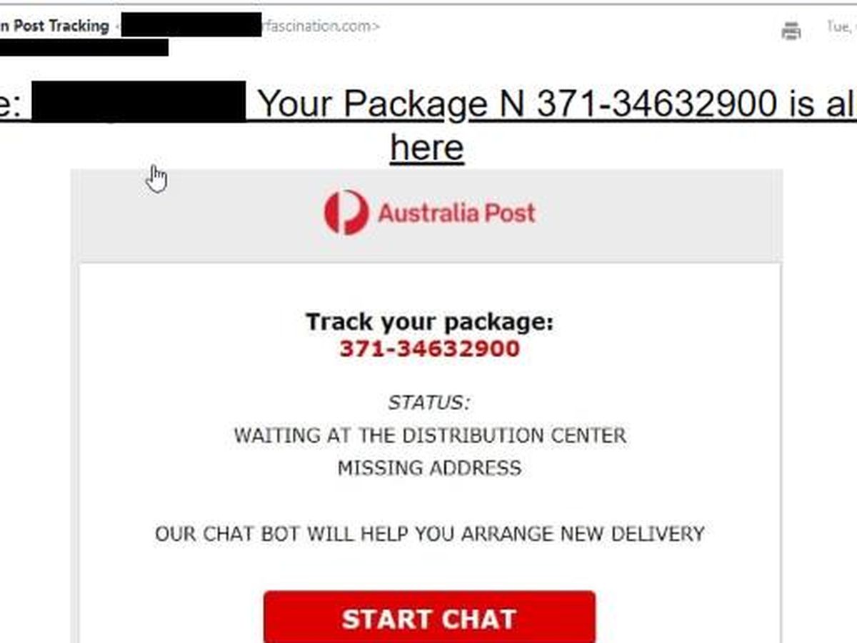 Aussies warned not to open fake Australia Post email scam