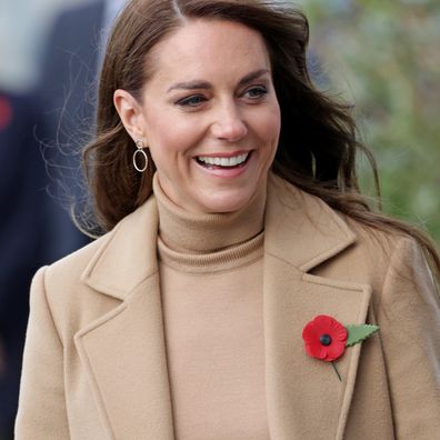 Catherine, Princess of Wales arrives at "The Street" community hub on November 03, 2022 in Scarborough, England.  