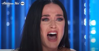 Katy Perry breaks down on TV when school shooting survivor auditions on American Idol.