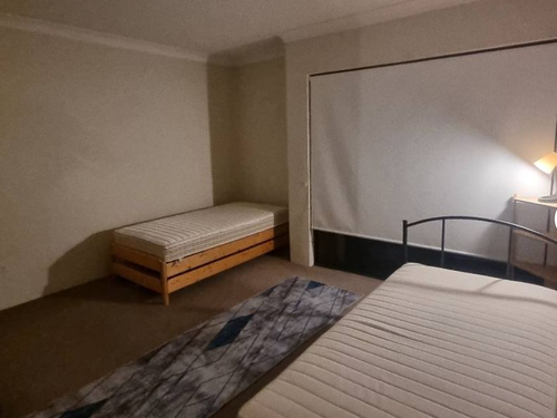 A listing for a sharehouse in Chippendale boasts two single beds for rent at $250 each