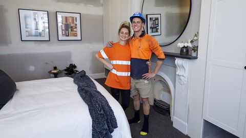 The Block 2019: Tess and Luke week one guest bedroom reveal