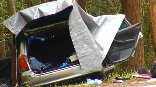 Three people were killed in the crash on the NSW Central Coast. (9NEWS)