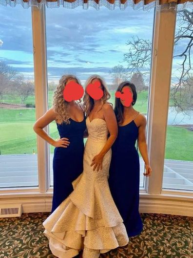 Woman shamed for wearing 'bridal' gown to son's wedding