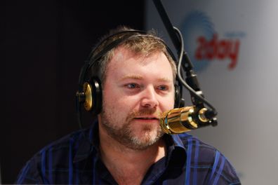 Kyle Sandilands on the 2Day FM Kyle and Jackie O Breakfast show at World Square on September 24, 2008 in Sydney, Australia.