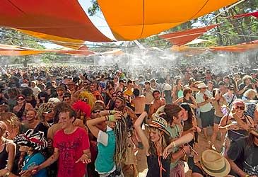 Victoria's Rainbow Serpent Festival was usually held around which public holiday?