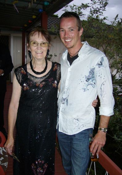 Dieter Brummer with his mum Dawn.