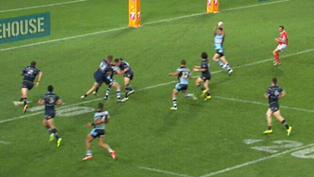 NRL: Townsend scores controversial try against Cowboys