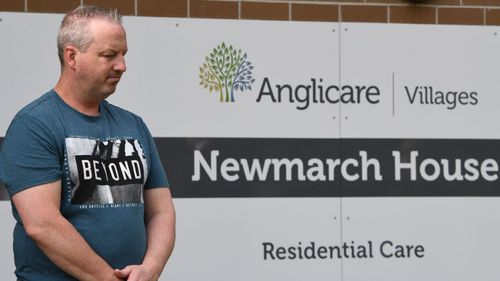 Anthony Bowe's mother is a resident at Newmarch House (Photo: Dean Lewins).