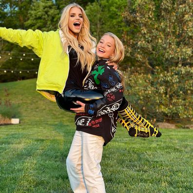 Jessica Simpson with her daughter Maxwell 