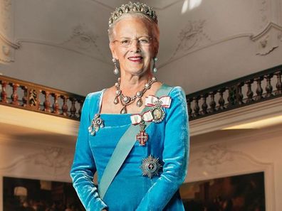 Queen Margarethe of Denmark's official 80th birthday portrait