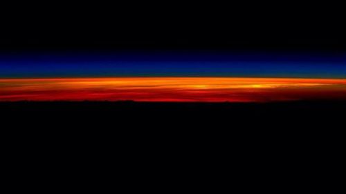 Mr Kelly shared a photo to Instagram nine hours ago of his final sunrise from space. (Instagram: @stationcdrkelly)