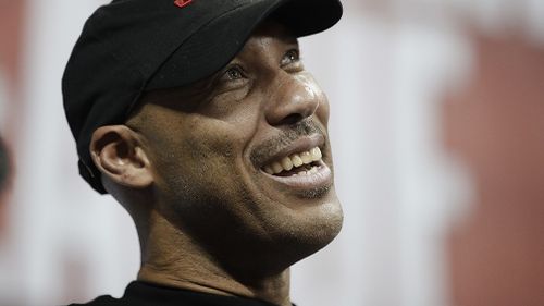 LaVar Ball has down played Donald Trump's roll in freeing his son. (AAP)