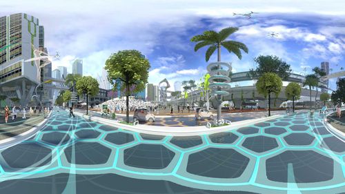 A depiction of the street of the future. (Place Design Group)