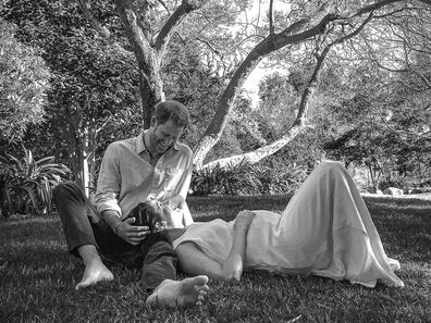 Harry and Meghan pregnancy photo taken by Misan Harriman.