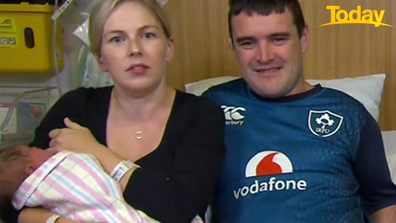 This is the second child for the couple, who are parents to a 21-month-old daughter.