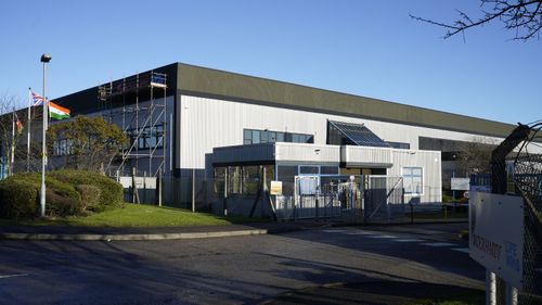 A view of the Wockhardt pharmaceutical manufacturing facility on Wrexham Industrial Estate on January 21, 2021 in Wrexham, Wales.