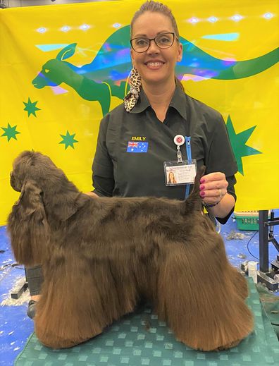 Emily Myatt has been grooming dogs for about 25 years.