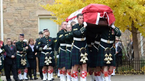 Thousands mourn slain Canadian soldier