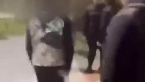 Footage of teen being stabbed outside Melbourne library shared online