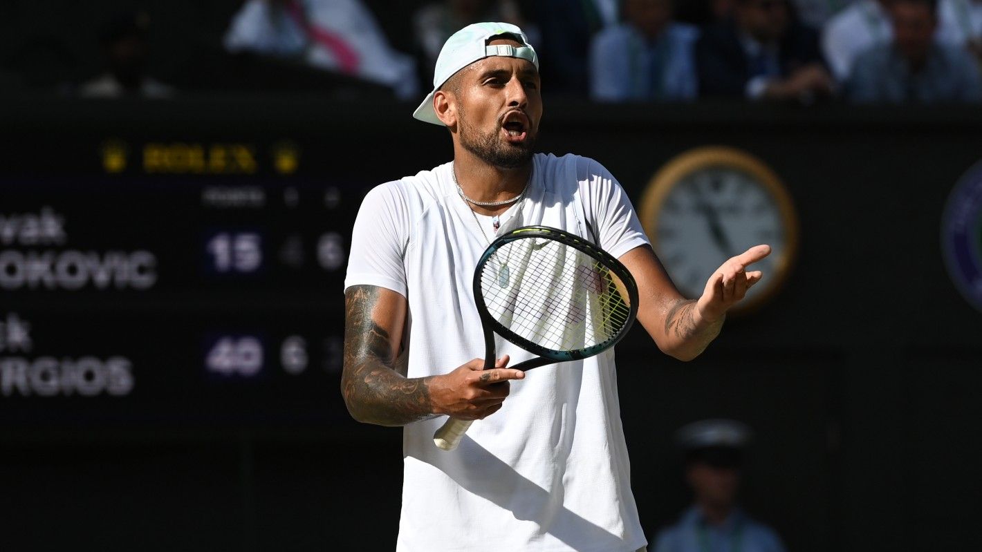 Nick Kyrgios explains what happened with drunk fan during third set of Wimbledon final